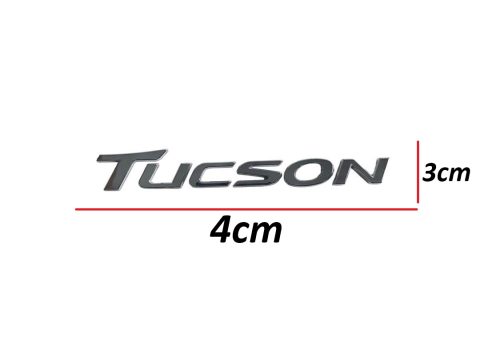 Hyundai Tucson 15-21 Arka Bagaj Krom Tucson Yazısı