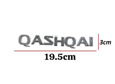 Nissan Qashqai 07-13 Arka Bagaj Krom Qashqai Yazısı