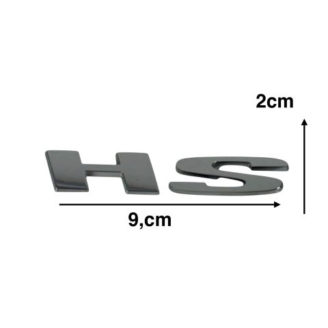 MG HS 22-24 Arka Bagaj Krom HS Yazısı